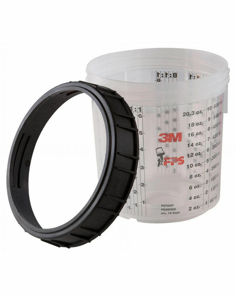 3M 16001 Tazza Rigida Per PPS 600ml 1 PEZZO - immagine 2