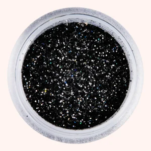Glitter per unghie - nero