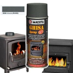 Macota Vernice Bomboletta Spray Ghisa Resistente al Calore e Corrosione 600° 400ml