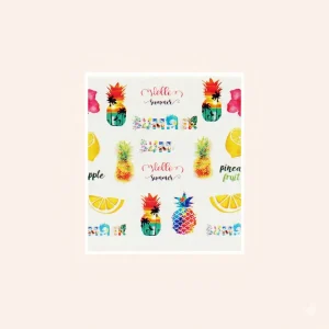 Water Decal Pineapple