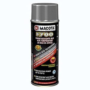 Macota Fondo Alte temperature 700°C A base Zinco 400ml Grigio Antiossidante 09208