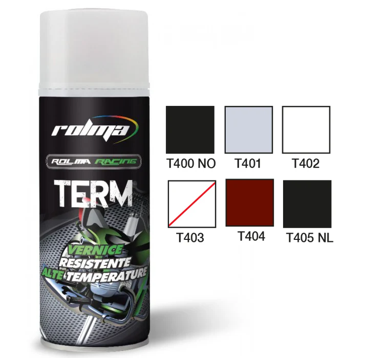 Rolma Term Vernice resistente alle alte teperature Fino a 600° Vari colori 400ml