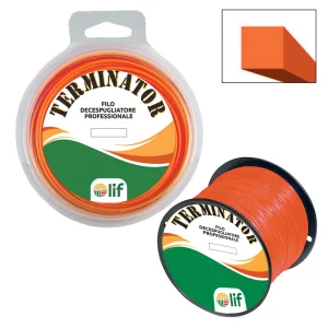 Filo Professionale Terminator Quadro 4,0 mm 30 Metri per Decespugliatore